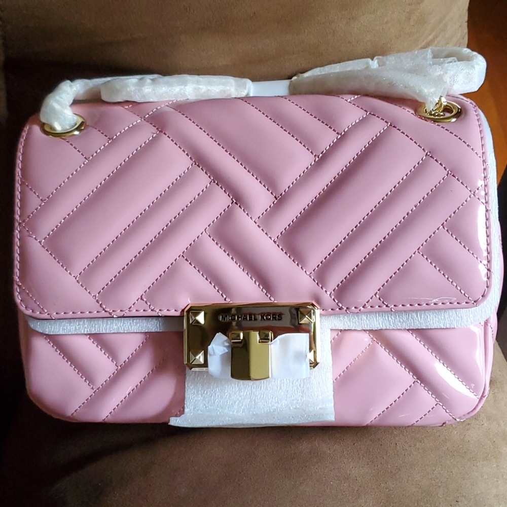 NWT Michael Kors patent leather bag